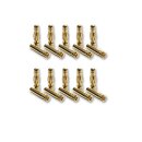 10 Paar 4 mm Goldkontaktstecker | Hochstrom...